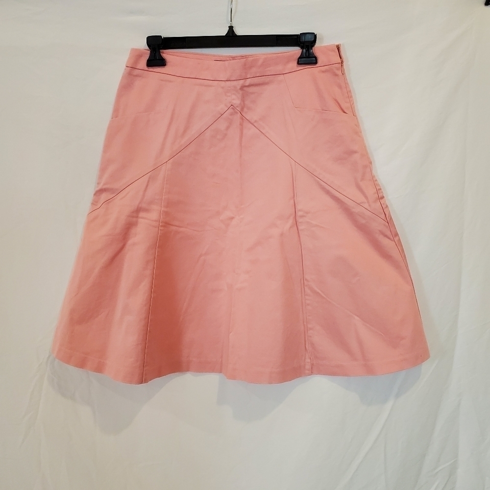 EXPRESS DESIGN STUDIO  pink A-line skirt with pockets size 6